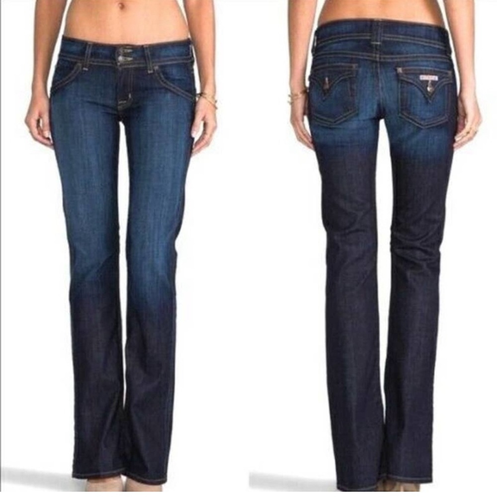 Hudson *low rise* signature bootcut flap flare jeans size 30